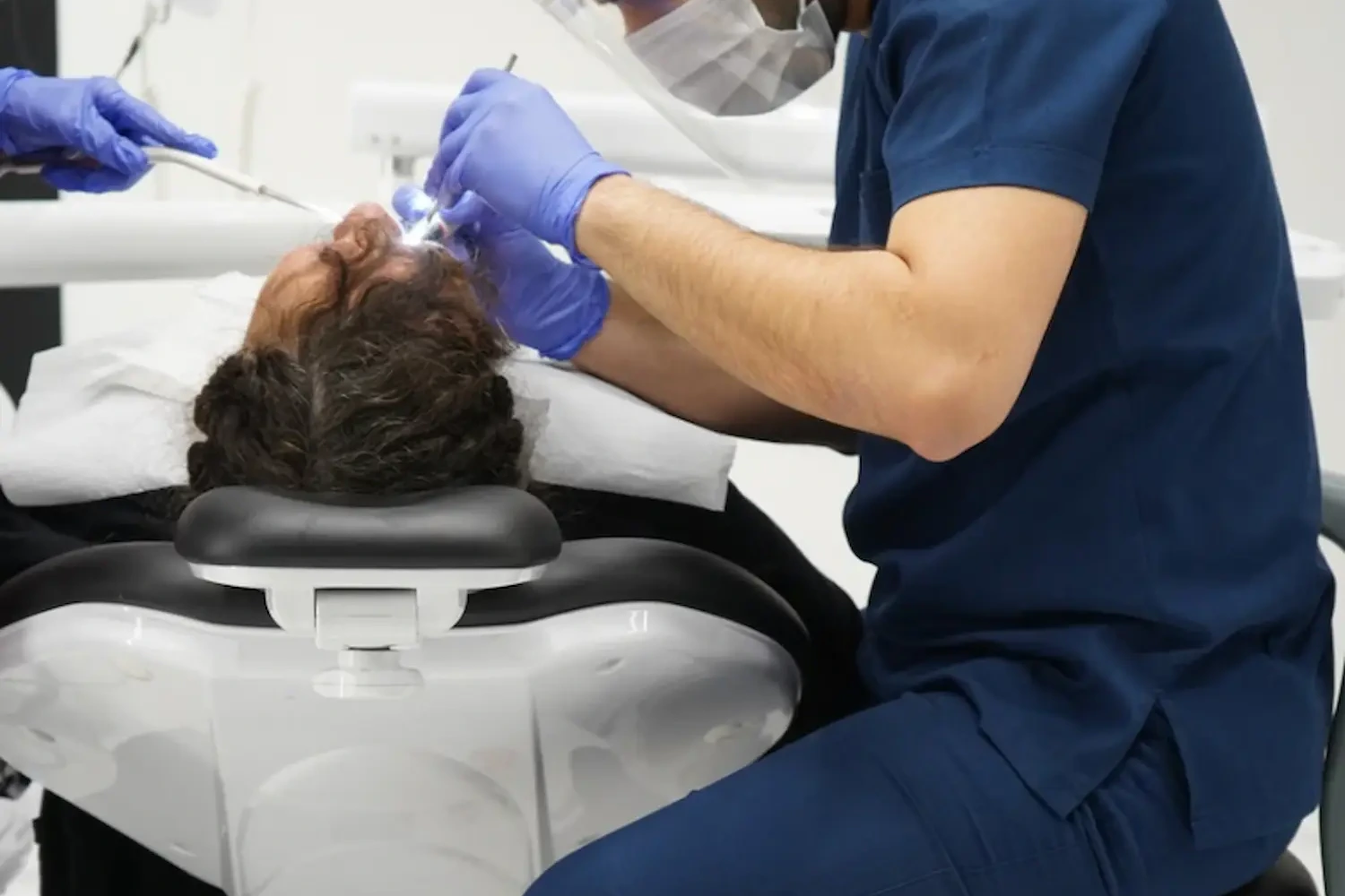 Emergency dentist in Newburg, KY providing urgent treatment for an infected tooth